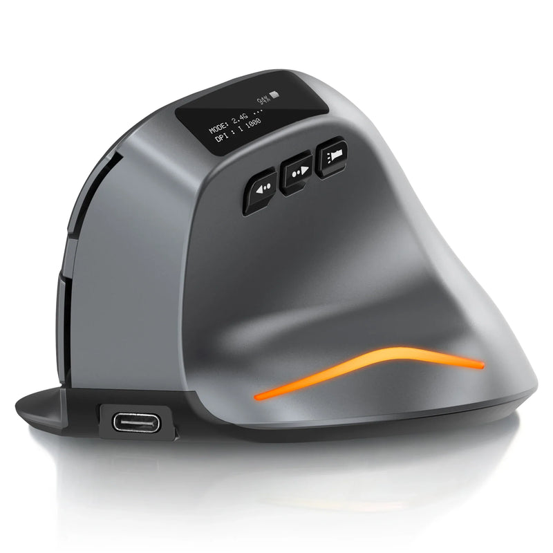 Lefon F33/F26C/F35B Trackball Mouse Bluetooth Ergonomic Mouse 2.4G Wireless Rechargeable Rollerball Mice for PC Office Drawing