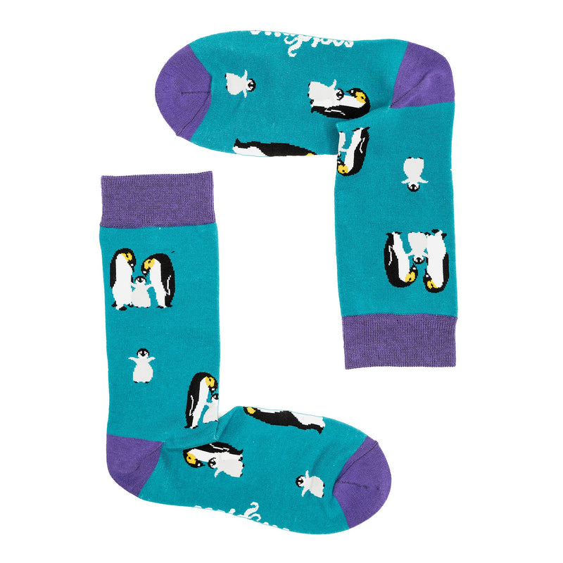 1 Pack Mens & Ladies Bird Pattern Crew Cotton Socks