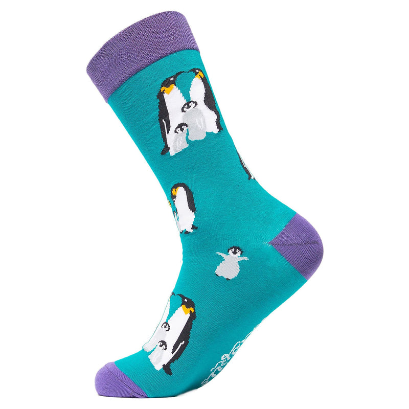 1 Pack Mens & Ladies Bird Pattern Crew Cotton Socks