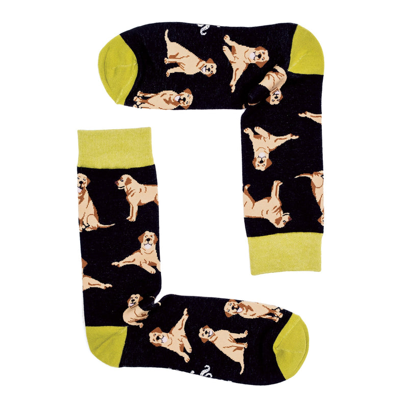 1 Pack Mens & Ladies Novelty Dog Crew Cotton Socks