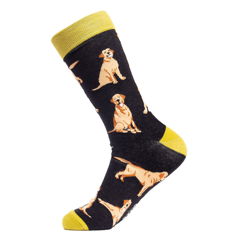 1 Pack Mens & Ladies Novelty Dog Crew Cotton Socks