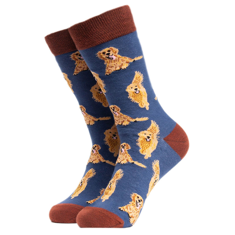 1 Pack Mens & Ladies Novelty Dog Crew Cotton Socks