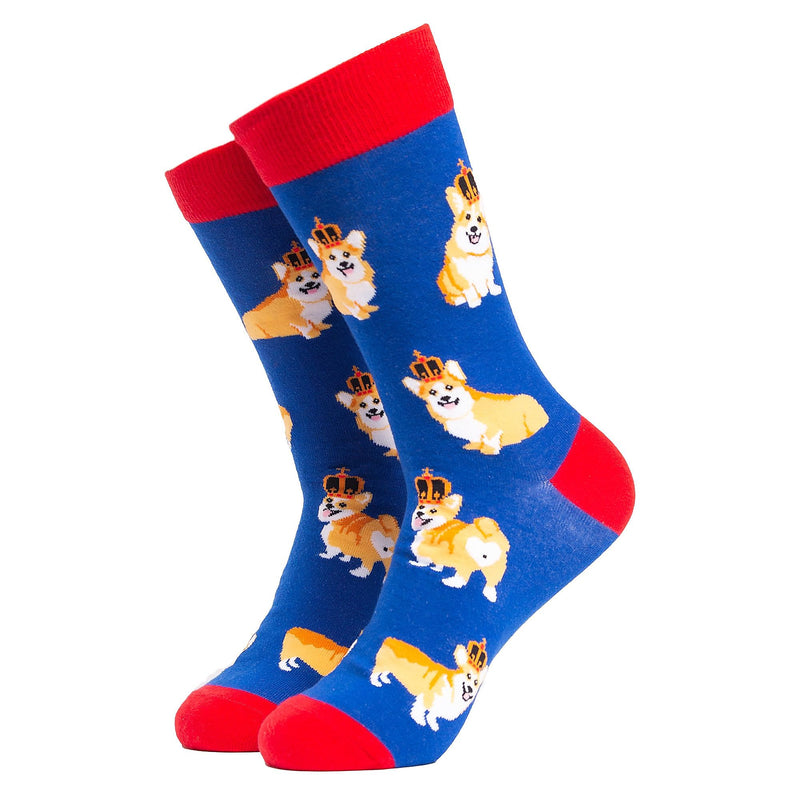 1 Pack Mens & Ladies Novelty Dog Crew Cotton Socks