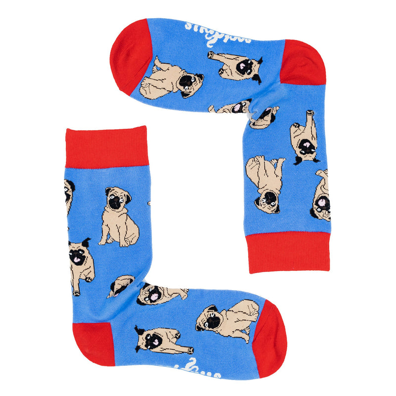 1 Pack Mens & Ladies Novelty Dog Crew Cotton Socks