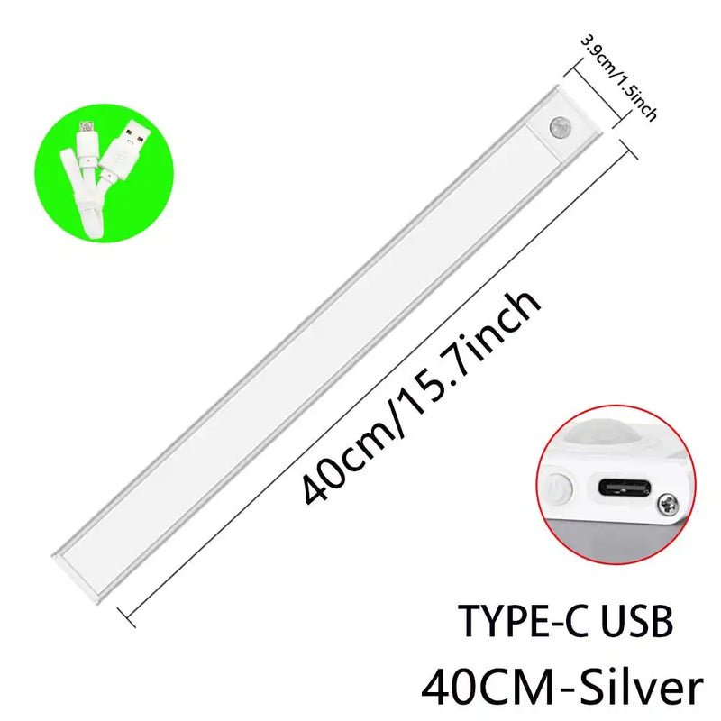 Night Light Led Light Under Cabinet Light Motion Sensor night light Closet Light Cabinet Kitchen Lighting Magnetic night light