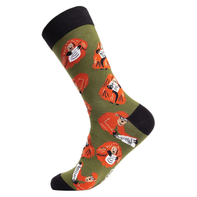 1 Pack Mens & Ladies Animal Design Crew Cotton Socks