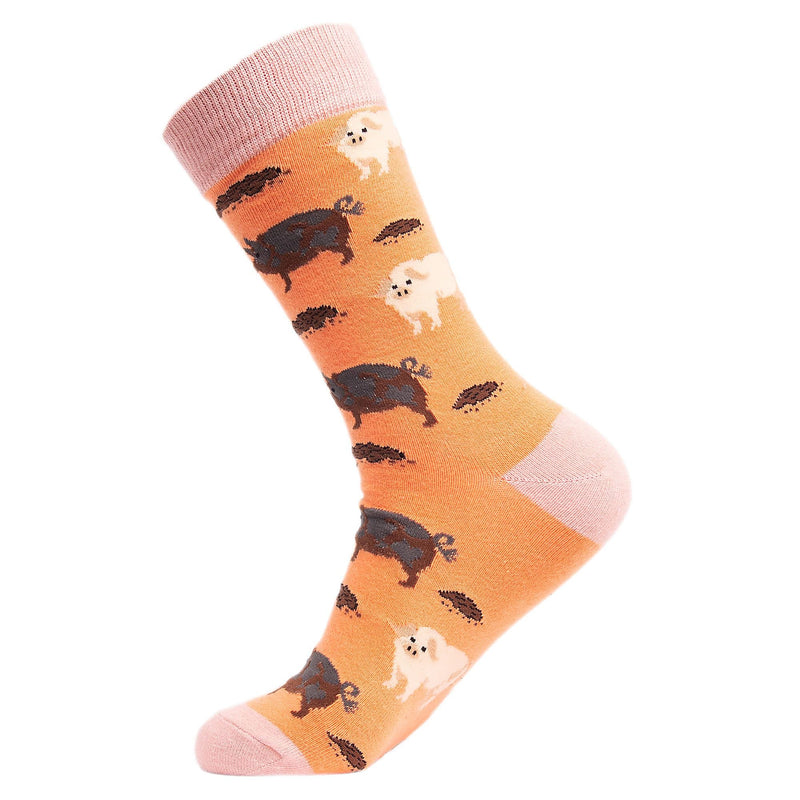 1 Pack Mens & Ladies Animal Design Crew Cotton Socks