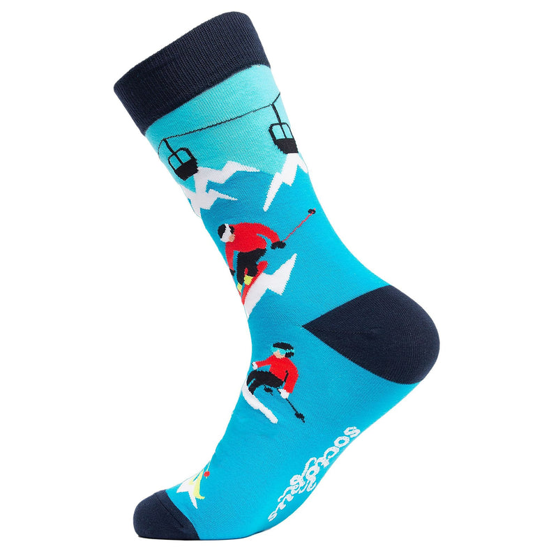 1 Pack Mens & Ladies Sports Themed Crew Cotton Socks