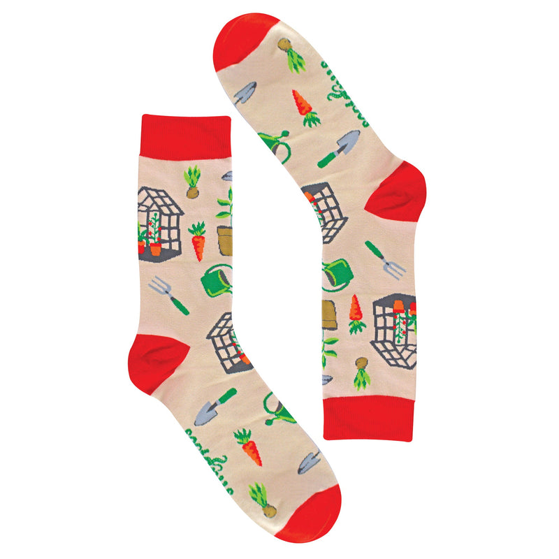 1 Pack Mens & Ladies Gardening Crew Cotton Socks