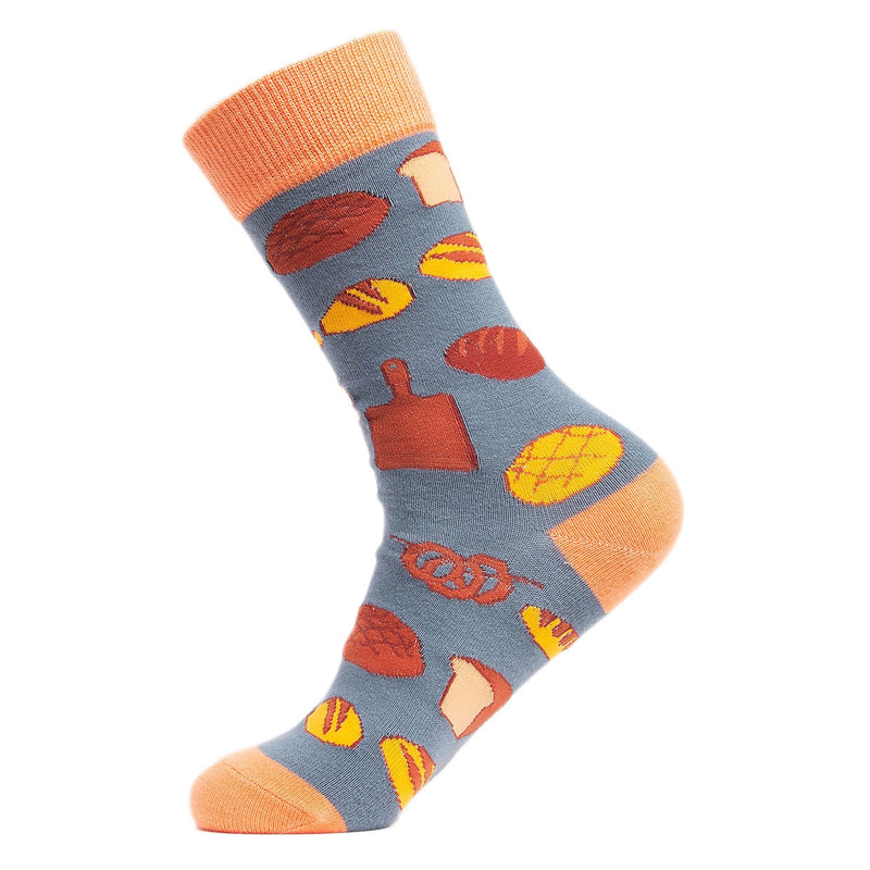 1 Pack Mens & Ladies Food Print Crew Cotton Socks