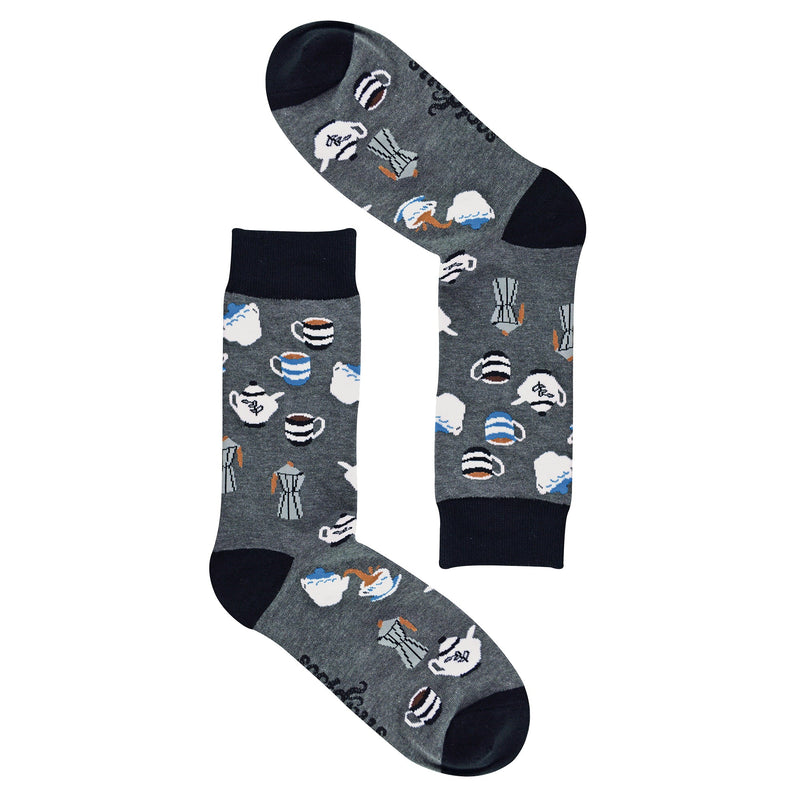1 Pack Mens & Ladies Food Print Crew Cotton Socks