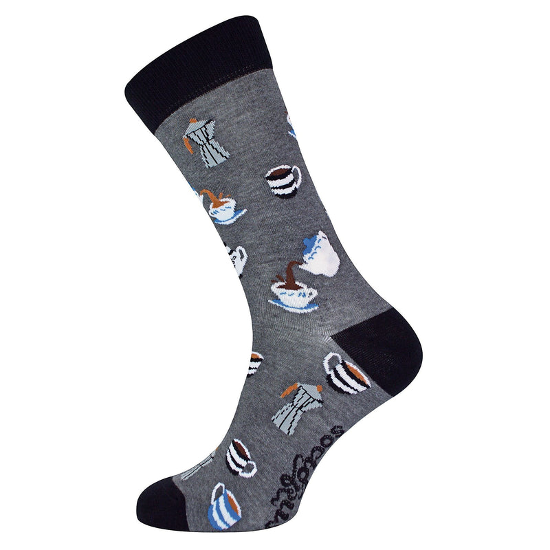 1 Pack Mens & Ladies Food Print Crew Cotton Socks