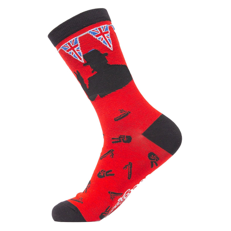 1 Pack Mens & Ladies Winston Churchill Crew Cotton Socks