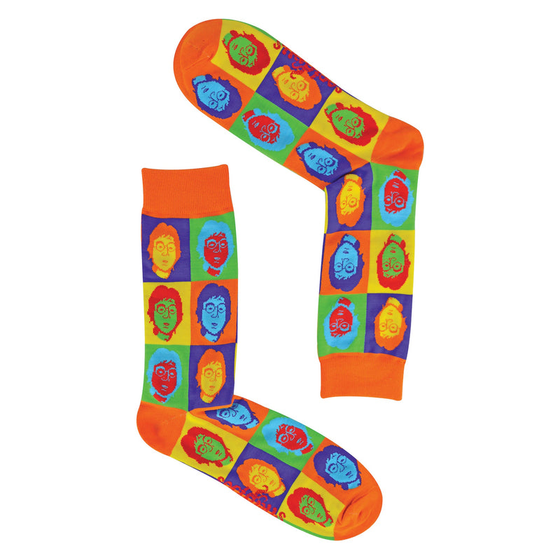 1 Pack Mens & Ladies John Lennon Crew Cotton Socks