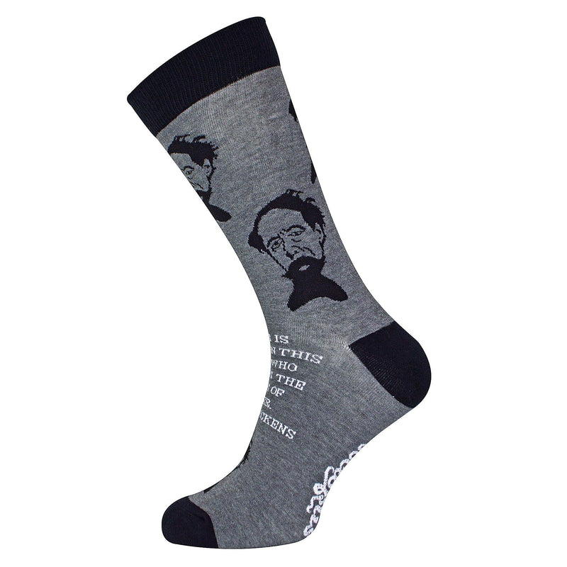 1 Pack Mens & Ladies Charles Dickens Crew Cotton Crew Cotton Socks