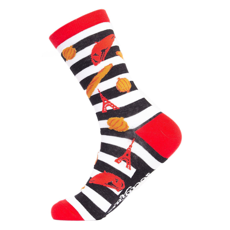 1 Pack Mens & Ladies Novelty Places Crew Cotton Socks