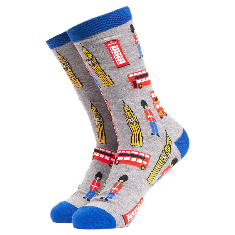 1 Pack Mens & Ladies Novelty Places Crew Cotton Socks