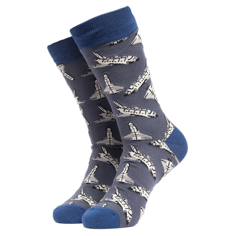 1 Pack Mens & Ladies Space Themed Crew Cotton Socks