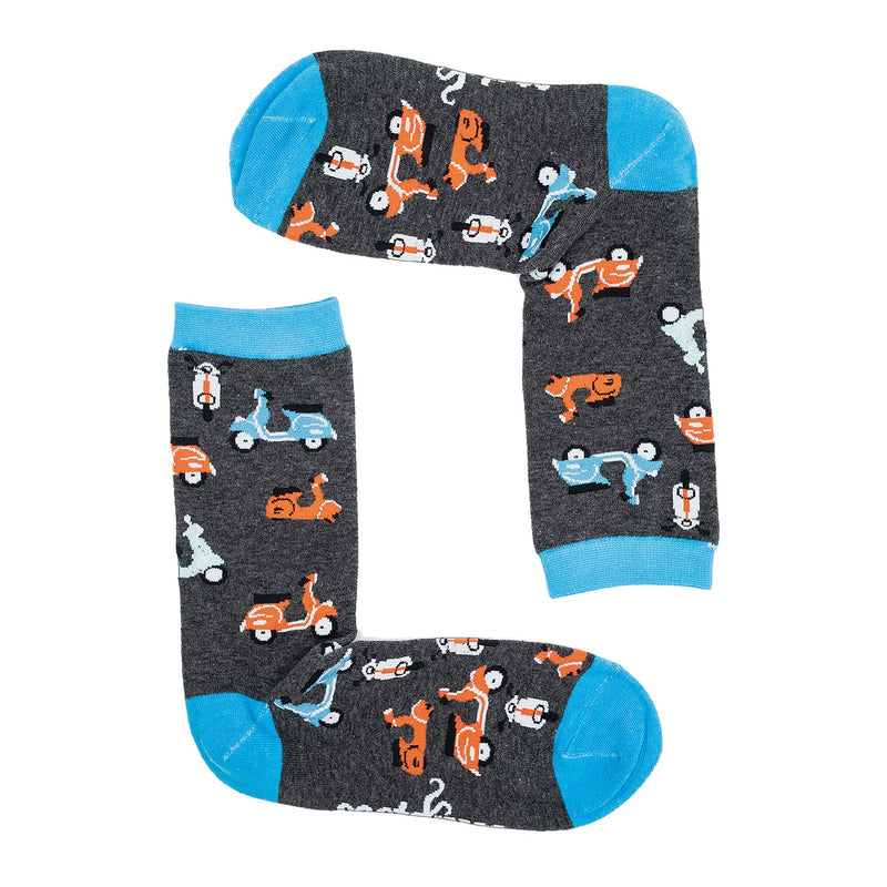 1 Pack Mens & Ladies Motor Car Crew Cotton Socks