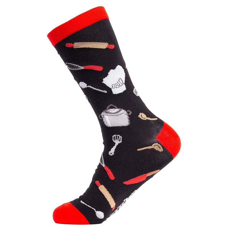 1 Pack Mens & Ladies Job Themed Crew Cotton Socks