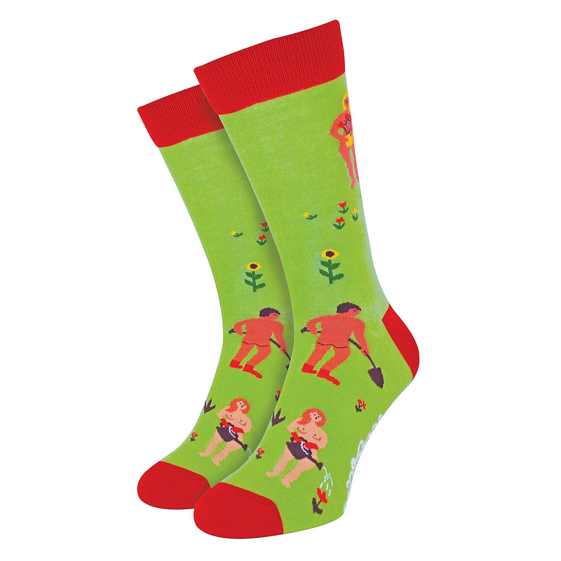 1 Pack Mens & Ladies Gardening Crew Cotton Socks