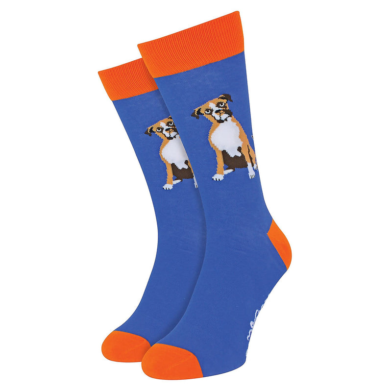 1 Pack Mens & Ladies Novelty Dog Crew Cotton Socks