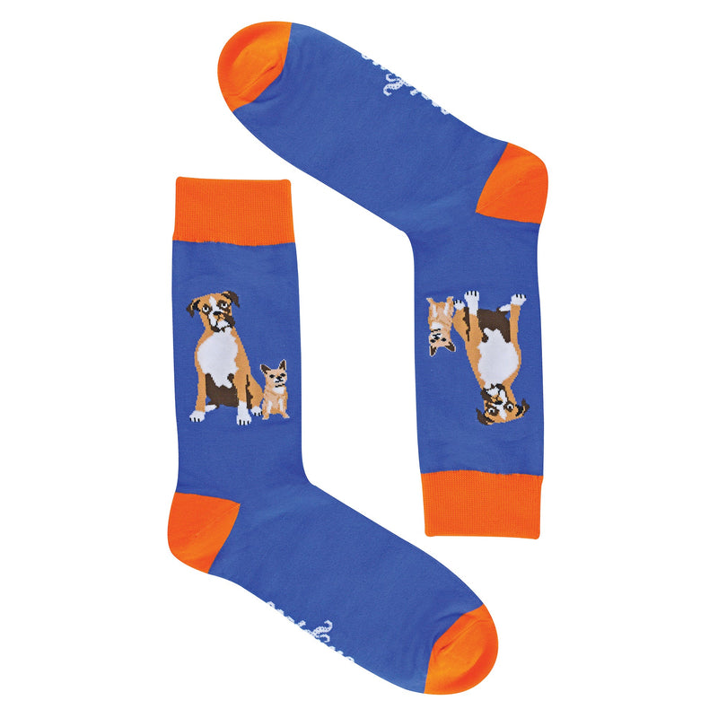 1 Pack Mens & Ladies Novelty Dog Crew Cotton Socks