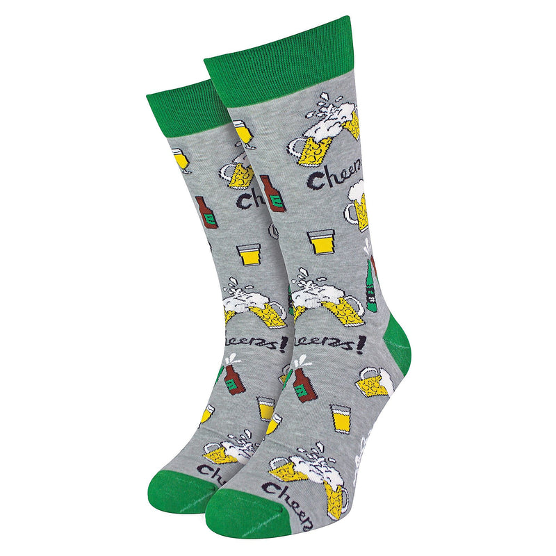 1 Pack Mens & Ladies Alcohol Crew Cotton Socks