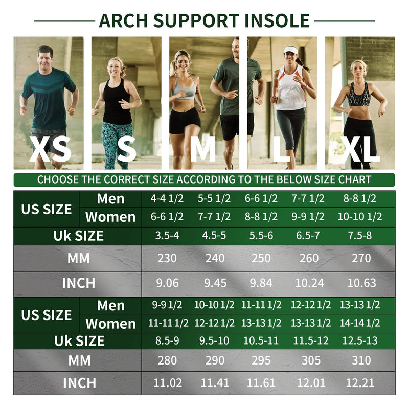 Plantar Fasciitis Orthopedic Sport Insole Men Women Sneaker Flat Feet High Arch Support Orthotic Insoles Plantillas Insert Sole