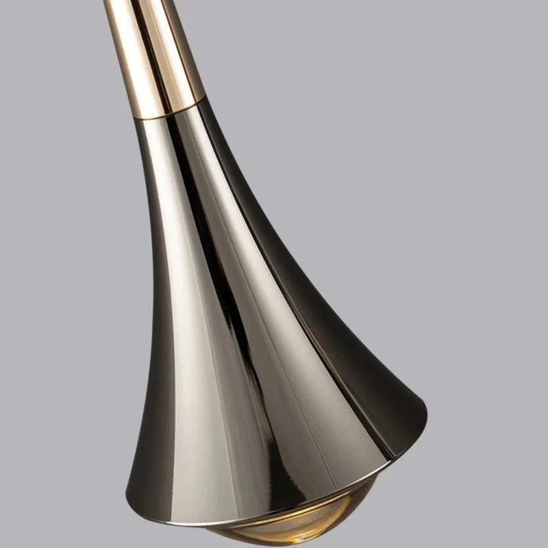 Dropping Pendant Light LED Integrated Adjustable Height Warm Light