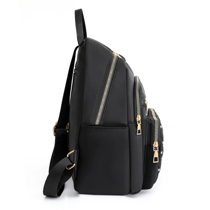 Fashion Bagpack Women High Quality Nylon Backpacks Female Big Travel Back Pack Large School Bags for Teenage Girls Shoulder Bag