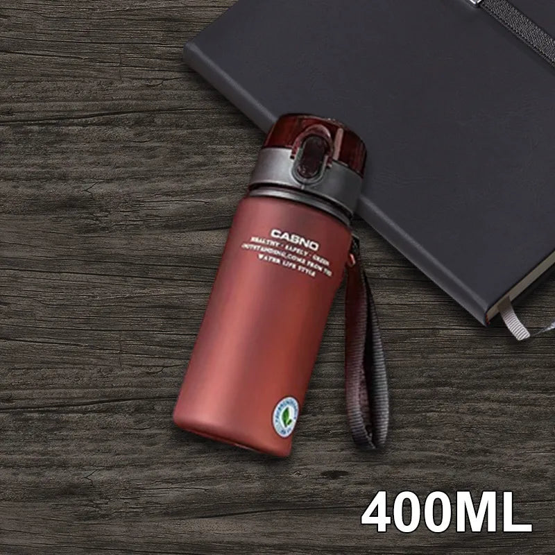 1-2PCS Portable BPA Free Leak Proof Sports&Fitness Frosted Water Bottle High Quality Children and Adults Casual Water Cup
