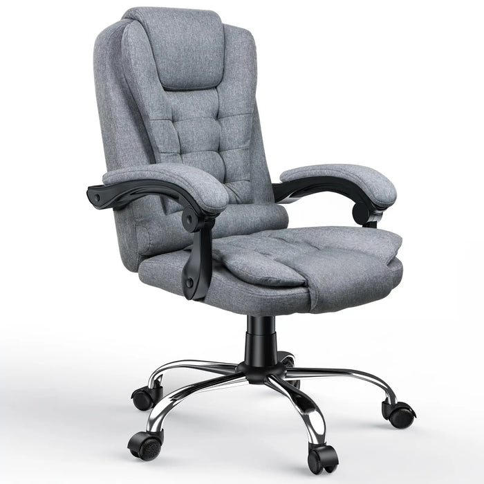 Executive Office Chair High Back Desk Chair Ergonomic Recliner Computer Chair PU Leather Gaming Chair for Home Office Working