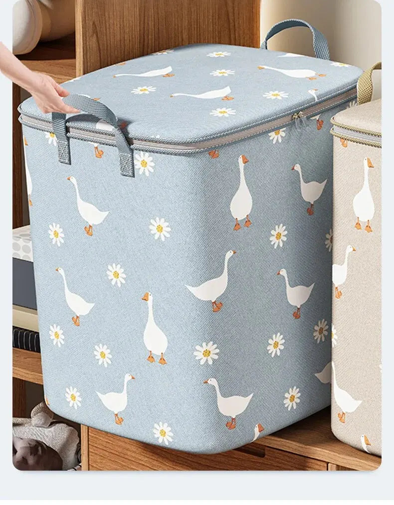 1Pc Pouch Storage Bag Organizer Used To Store Daily Necessities Foldable Waterproof Material High-Capacity
