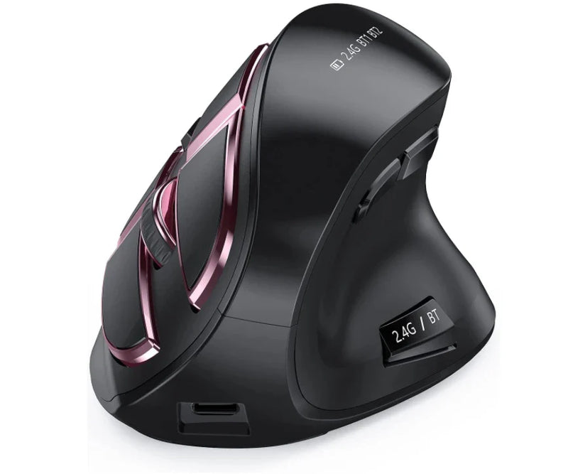 Bluetooth Vertical Wireless Mouse for Tablet Laptop Notebok Rechargeable USB Wireless Mouse Ergonomics Right Hand