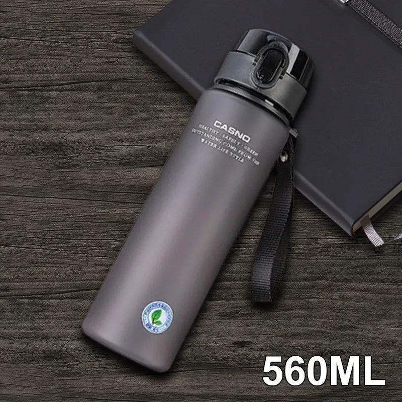 1-2PCS Portable BPA Free Leak Proof Sports&Fitness Frosted Water Bottle High Quality Children and Adults Casual Water Cup