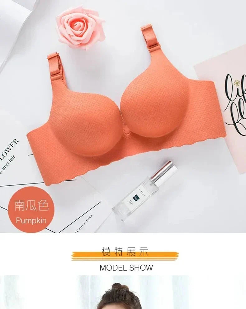 2025 New Extreme Push Up Bra 8cm Pads Small Bust Double Cup Padding Wireless Adjustable Plunge Bra Seamless Lift & Natural Shape