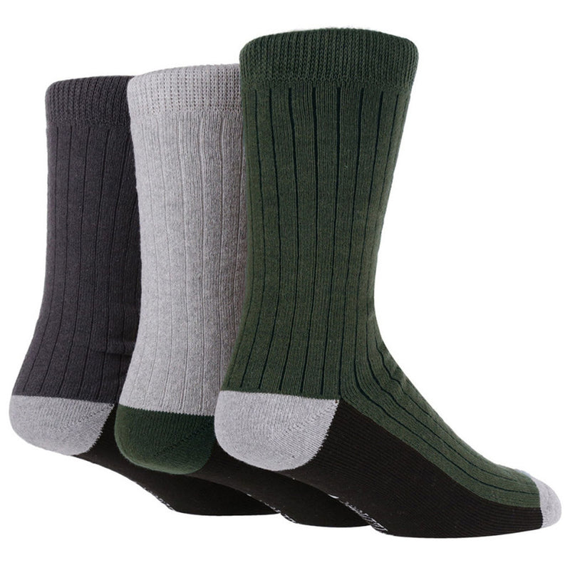 3 Pack Mens Casual Boot Socks for All Seasons