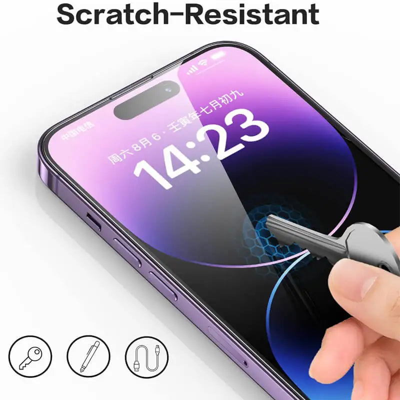 Tempered Glass for iPhone 14 Pro 15 16 17 13 12 11 pro max screen protector for iphone 15 pro mica for iphone 13 14 pro glass