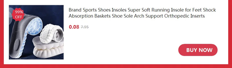 1Pair Height Increase Insole for Feet Comfort Plantar Fasciitis Shoes Insoles Men Women Sports Air Shock Absorbing Shoe Pads