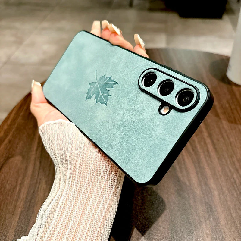 Retro Leather Case For Samsung Galaxy S25 A55 A54 A52 A53 A15 A56 A35 5G S24 S23 S22 S21 Ultra Plus FE Note 20 S24FE S 25 over