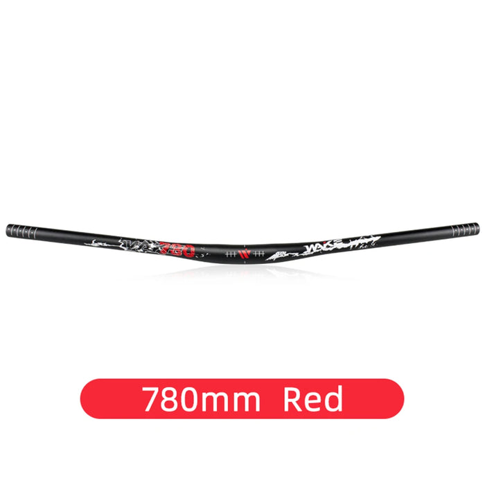 Mountain Bike Handlebars 31.8MM Diameter High-Rise Handlebar with Matte Surface 720MM 780MM Length Aluminum Alloy Handlebar