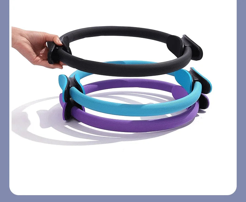Yoga Fitness Ring Circle Pilates Women Girl Exercise Home Resistance Elasticity Gym Workout Accessories