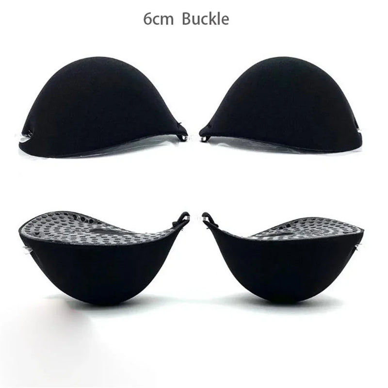 Thick Invisible Bra Thickened Chest Sticker Flat Chest Display Big Silicone Breast Sticker Bridal Wedding Dress 2.5CM/3.5CM/6CM