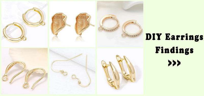 18K Gold Plated Brass Spacer Beads For Jewelry Making Materials,Separators For Beads, Striped Cut Flower Beads For Needlework