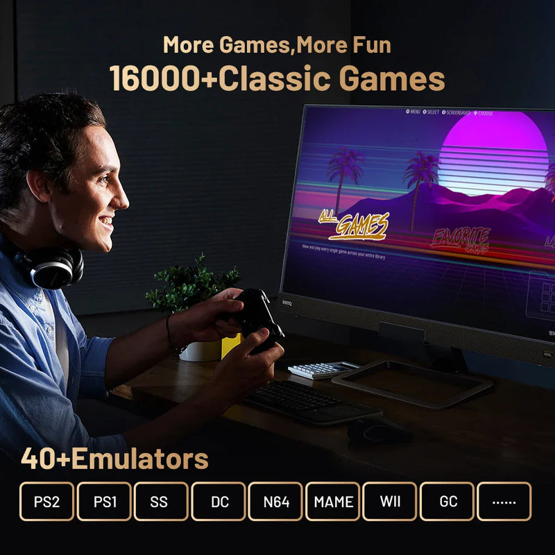 Kinhank Super Console X5 Pro Retro Game Console 4TB For TV