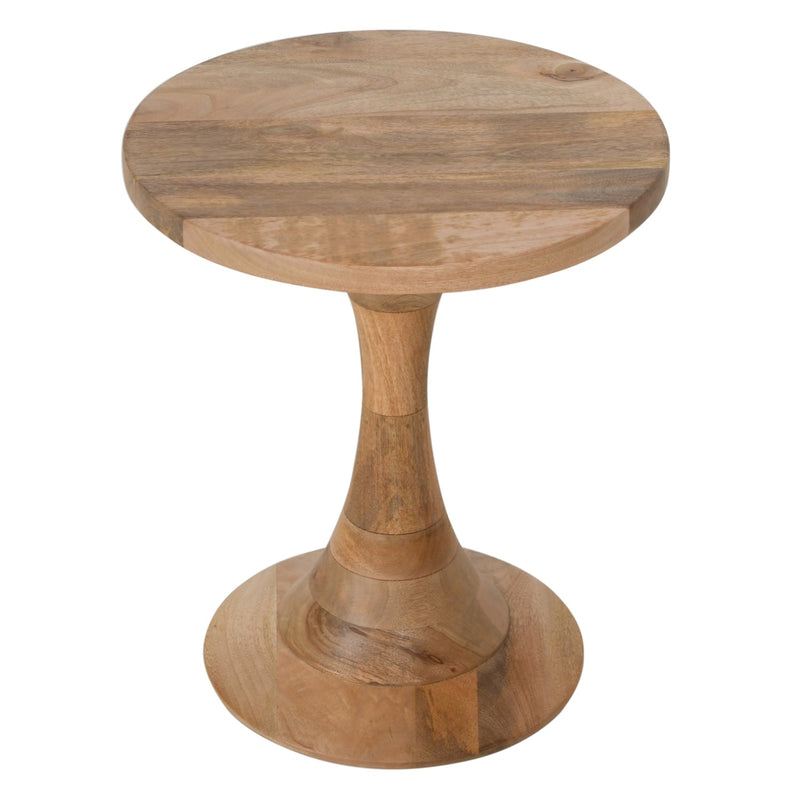 Merlin Mango Wood Round Side Table