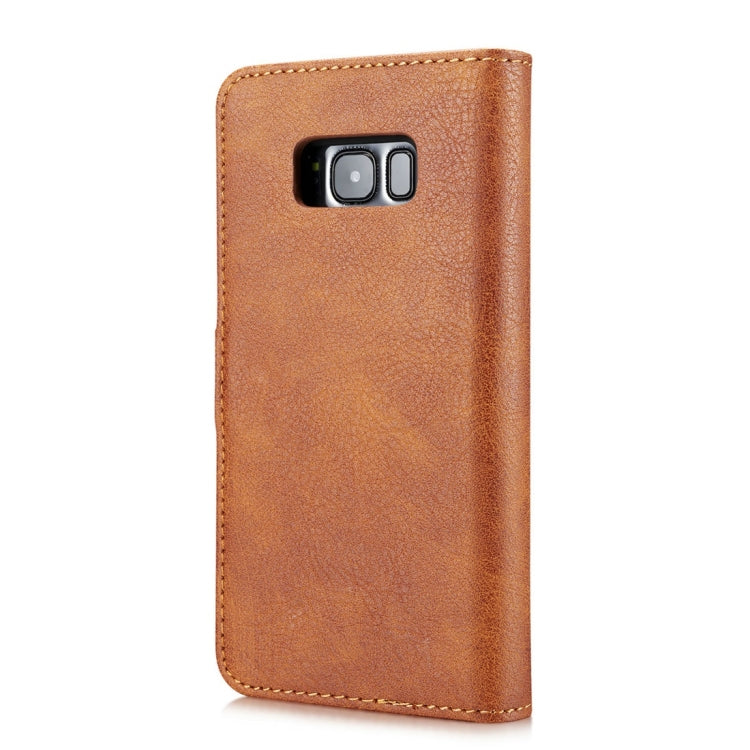 DG.MING for Galaxy S8 Crazy Horse Texture Horizontal Flip Detachable Magnetic Protective Case with Holder & Card Slots & Wallet, Galaxy S8