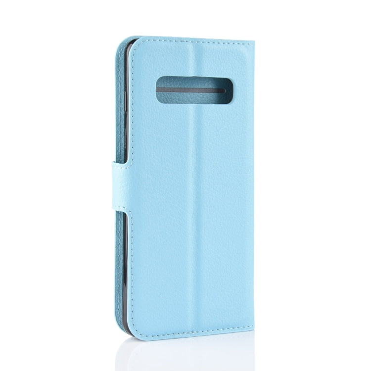 Litchi Texture Horizontal Flip Leather Case for Galaxy S10 6.1, with Wallet & Holder & Card Slots, Galaxy S10, For Galaxy S10