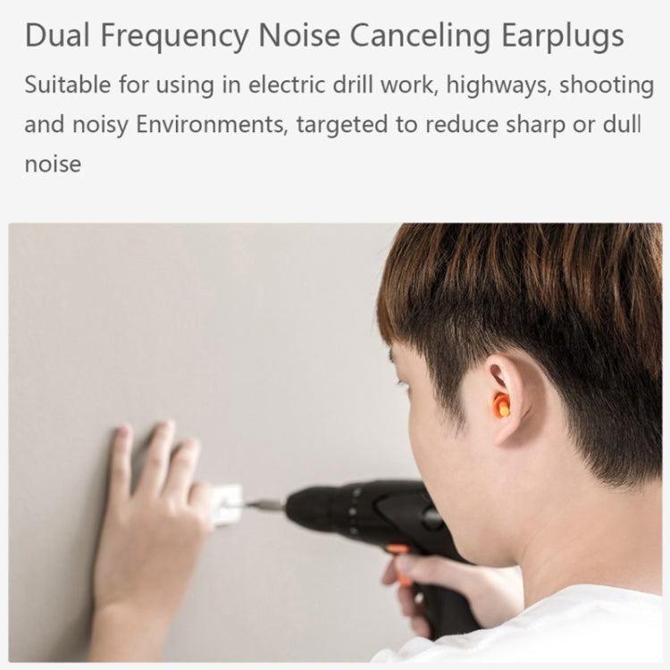 Original Xiaomi Youpin jordan &judy Portable Soundproof Noise Reduction Earplugs